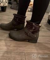 img 1 attached to Women'S Ankle Boots By GLOBALWIN - Low Heel Booties For Women! review by Demian Shah
