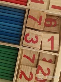 img 8 attached to Wooden Counting Stick Set: Educational Math Toy With Number Cards And Rods Box By Alytimes