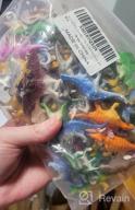 img 1 attached to 78Pcs Glow In The Dark Dinosaur Toys Set For Kids Toddler Goody Bag Stuffers, Mini Plastic Realistic Dinosaur Figures Party Favors Supplies review by Jason Pinkney