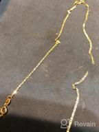 картинка 1 прикреплена к отзыву Ювелирные изделия Ritastephens из 10-каратного твердого желтого золота с морским звеном (браслет, браслет на ногу или ожерелье) от David Dugas