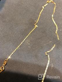 img 5 attached to Ювелирные изделия Ritastephens из 10-каратного твердого желтого золота с морским звеном (браслет, браслет на ногу или ожерелье)