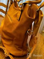 img 1 attached to Plambag Women Tote Bag Handbags Hobo Shoulder Bag Faux Leather Purse review by Daniel Bruce