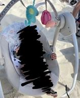 img 1 attached to 6-Speed Portable Baby Swing With Music - Flora The Unicorn (Pink) | Ingenuity Comfort 2 Go Compact For Travel, 0-9 Months review by Matthew Shankar