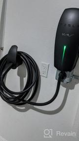 img 8 attached to Tesla Model 3/Y/X/S Настенный разъем Зарядное устройство Держатель кабеля-адаптера - VIHIMAI EV Зарядный кабель Аксессуар-органайзер