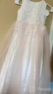 img 1 attached to Bow Dream Wedding Communion Baptism Girls' Clothing review by Amy Hernandez