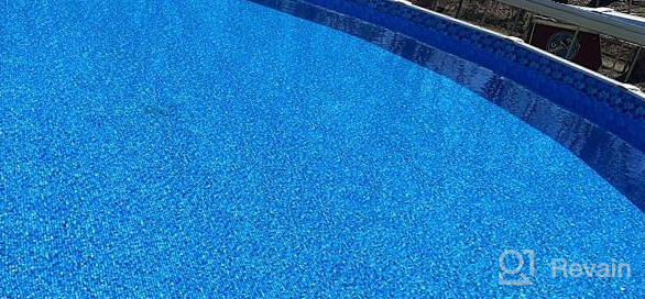 img 1 attached to Upgrade Your Steel Above-Ground Pool With Smartline Sunlight 27-Foot Round Liner: 20 Gauge Virgin Vinyl, Overlap Style, Up To 54-Inch Wall Height review by Charles Woods