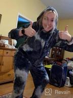 img 1 attached to Tie Dye Jumpsuit Pajamas: Stylish Homewear Sleepwear For Women & Men! review by Emily Reyes