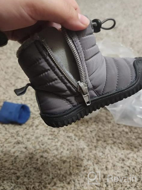 img 1 attached to Toddler Winter Snow Boots for Boys and Girls ❄️ - Cold Weather Baby Faux Fur Shoes by BMCiTYBM (Infant/Toddler/Little Kid) review by William Belczyk