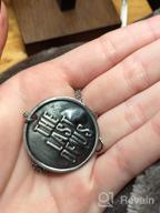 img 1 attached to Exquisite Antique Silver Plated 'The Last Of Us' Engraved Firefly Round Charm Pendant Necklace - A Timeless Piece! review by Rob Jimenez