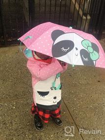 img 6 attached to 🦖 Boys' and Girls' Dinosaur Design Umbrella Raincoat Clothing
