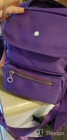 img 6 attached to Стильная и функциональная сумка через плечо для женщин: множество карманов, плечевая сумка JOSEKO из нейлона для путешествий, паспортов и многого другого!