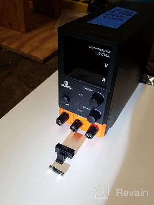 img 1 attached to OUBEL 30V/10A Adjustable Lab Power Supply With LED Display, Alligator Clips, And US Power Cord - Ideal Switching Regulated DC Power Supply For Bench Applications review by Eric Edgar