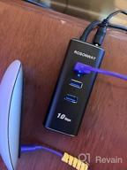 img 1 attached to Rosonway 5 In 1 USB C Hub With 3 USB 3.2 10Gbps Data Ports, SD/TF Card Readers, 2Ft Cable And Individual Switches, For PC, Laptops, M1 Mac Mini, IMac, MacBook Pro/Air, RSH-A104D review by Glenn Rodgers