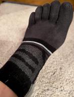 img 1 attached to Breathable Compression No-Show Ankle Toe Socks For Men And Women - Ideal For Running And Fitness Activities With 5-Finger Design. review by Chase Arellano