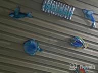 img 1 attached to 2PCS Metal Fish Wall Decor - Perfect For Outdoor Ocean, Beach & Pool Decoration! review by Maurice Hurd