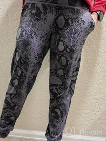 img 5 attached to Get Active In Style With Ritiriko'S High-Waisted Women'S Joggers With Pockets And Yoga Capri Pants