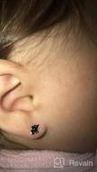 img 1 attached to 💫 Rhodium Plated Small Elephant Earrings: Prosperity & Good Luck for Babies, Infants, Toddlers & Kids review by Yadira Hernandez