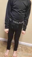 img 1 attached to 👕 TELALEO Boys' Compression Moisture-Wicking Baselayer Undershirt for Active Lifestyle review by Damon Atonyo