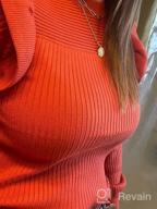 img 1 attached to Stay Chic And Comfy With Prinbara'S Women'S Knitted Crop Top Sweater review by Kevin Ballard