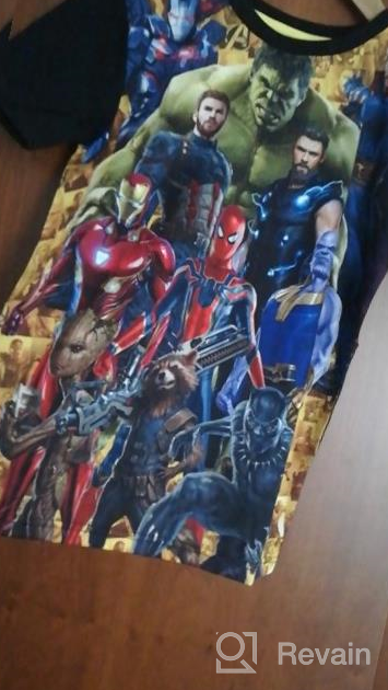 img 1 attached to Boys' Marvel Avengers T-Shirt review by Aaron Clayton