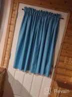 img 1 attached to Rod Pocket Thermal Insulated Blackout Curtains For Bedroom, Living Room & Kitchen - W 38 X L 54 Inch, 2 Panels (DWCN) review by Karla Schwinden