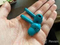 img 2 attached to Honor Magic Earbuds: Waterproof Wireless Bluetooth Earphones with Case for iOS and Android Devices (Blue) review by Aneta Szczepaska ᠌