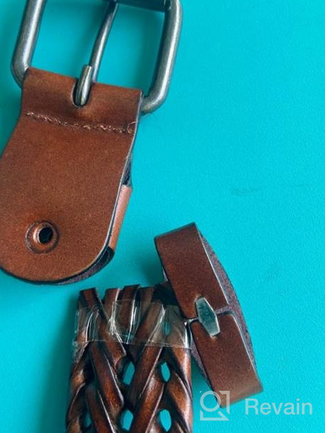 img 1 attached to Whippy Leather Braided Fashion Buckle review by Michael Heidelberg