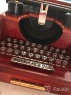 img 1 attached to Add Vintage Charm To Your Space With The Alytimes Typewriter Music Box review by Duane Barker