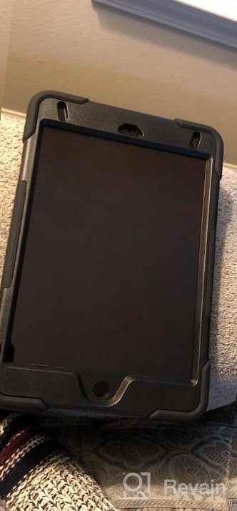 img 1 attached to Heavy Duty IPad Mini 5/4 Case With Pen Holder, 360° Swivel Stand & 3-Layer Protection review by Andrew Burnside