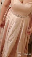 картинка 1 прикреплена к отзыву 👗 YORFORMALS Off-The-Shoulder Beaded Satin Prom Dress: A-line, Long Evening Ball Gown with Pockets for Women от Ronald Cambridge