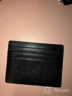 img 1 attached to MEKU Wallet: Genuine Leather Business Minimalist Men's Accessories – The Perfect Blend of Style and Functionality review by Marcus Chavva