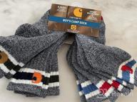 img 1 attached to Ultimate Durability: Carhartt Boys Camp Crew Sock 6 Pair Pack review by Trey Crosland