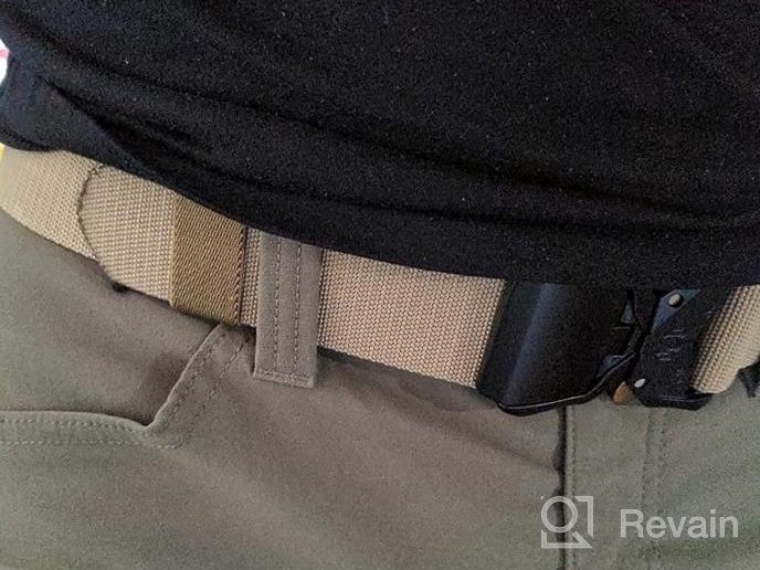 img 1 attached to JUKMO Tactical Military Release Medium Men's Belts & Accessories review by Philip Brianne