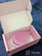 img 1 attached to Lavender Avilana Silicone Face Scrubber: 2-In-1 Facial Cleansing & Exfoliating Brush For All Skin Types review by Sameer Harder