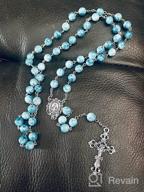 img 1 attached to 🔹 Catholic Miraculous Turquoise Jewelry for Boys at Nazareth Store review by David Citizen