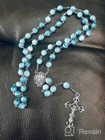 img 7 attached to 🔹 Catholic Miraculous Turquoise Jewelry for Boys at Nazareth Store