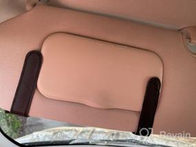 img 6 attached to 2Buyshop 2 Pack Car Tissue Holder - PU Leather Napkin Box For Sun Visor & Backseat - Black