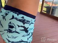 img 1 attached to 🩳 Beautyin Toddler Boy's Swim Trunks: Printed Swim Shorts for Quick Dry Beachwear review by Gary Christon