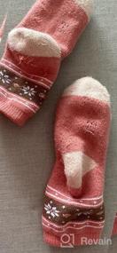 img 5 attached to Согрейте зиму своих мальчиков с помощью 6 пар толстых хлопковых носков с усиками.