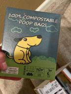 img 1 attached to 60 Compostable Dog Poop Bags With Free Holder - Eco-Friendly, Unscented, Extra Thick, And Leak Proof, Vegetable-Based Bags For Camping And Walking Dogs - Sized 9 X 13 Inches, By Moonygreen review by Tony Miller