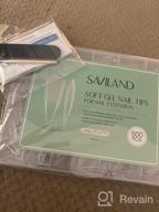 img 1 attached to Saviland Soft Gel Nail Tip Almond - Complete Kit For A Perfect Salon-Quality Look review by Bryan Brant