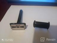 img 1 attached to Wilkinson Sword Classic T-Shape Razor, Black, 5 Replacement Blades review by Linh Chi ᠌
