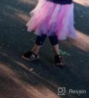 img 1 attached to Dazzling DXTON Rainbow Flower Tulle Skirt - Perfect For Your Little Princess review by Ruth Haiar