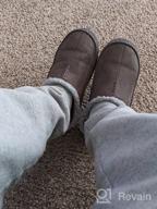 img 1 attached to 🦌 Cozy Stylish Deer Stags Nordic Little Black Boys' Shoes: Perfect Slippers with Comfort and Class review by Ken Pinell