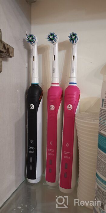 img 1 attached to Electric toothbrush Oral-B Smart 4 4900, black/pink review by Duong ᠌