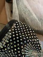 img 1 attached to Sparkling Style: LISHAN'S Rhinestone Fishnet Sandals For Women review by Joe Martin