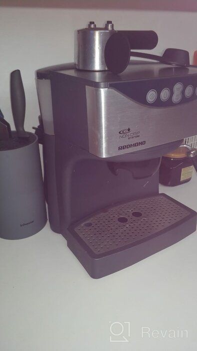 img 1 attached to Rozhkovy coffee maker REDMOND RCM-1503, silver/black review by Ewa Czech ᠌