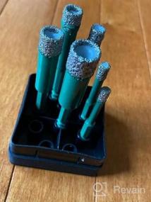 img 8 attached to 6-Piece Dry Diamond Drill Bit Set For Granite, Marble, Ceramic, Stone, And Glass With Hex Shank - Ideal For Porcelain Tiles - Sizes Include 3/16", 1/4", 5/16", 3/8", 1/2", And 9/16