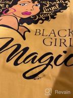 img 1 attached to Natural Hair Queen Graphic Tees For Women - Fashionable Black Girl Magic T-Shirts For Afro-American Females review by Aaron Guy