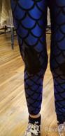 img 1 attached to Loxdonz Mermaid Stretch Leggings for Girls' Clothing review by Mary Nelson
